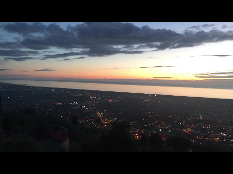 Versilia at dusk