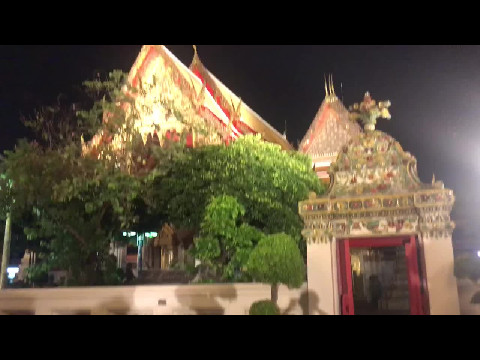 Amazing temple complex by night