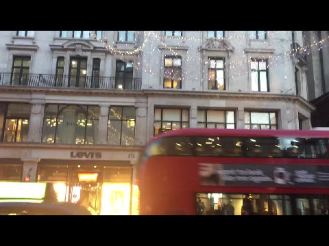 The Christmas Lights on Regent Street