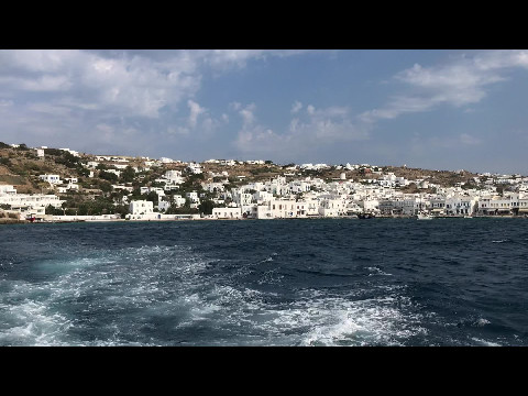 Mykonos from the sea