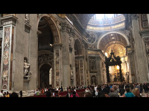 Inside St. Peter's Basilica