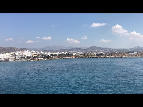 Naxos from the sea