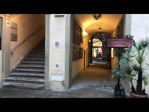 Florence streets in Winter