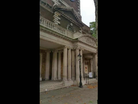 St Mary's church in Upper Street, Islington, the churchyard and St Mary's Passage, Essex Road and 