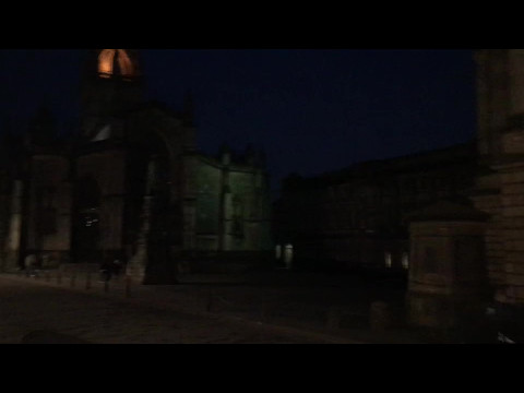 Edinburgh's Royal Mile by night