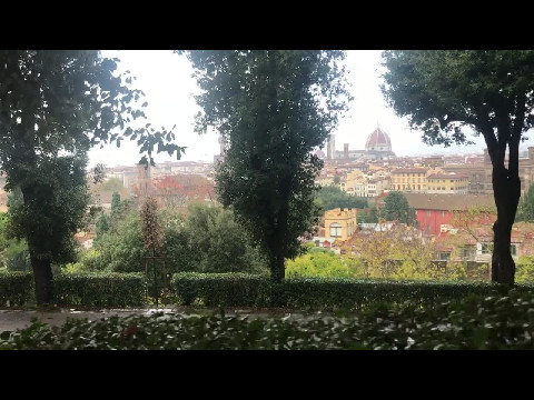 The climb up to the Piazzale Michelangelo, Florence